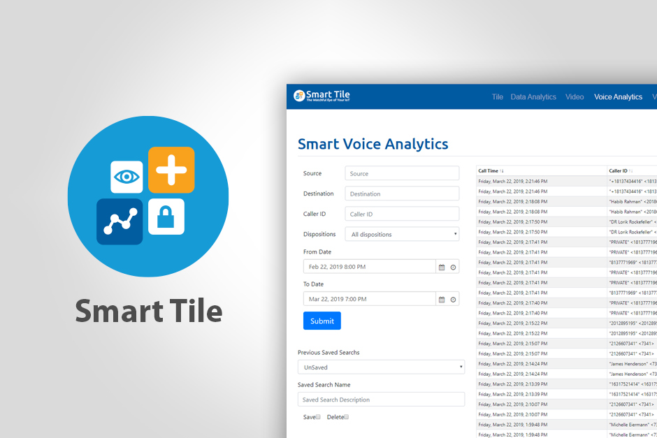 Voice Analytics in Smart Tile