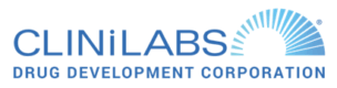 Clinilabs Drug Development Corporation Logo in Blue and White