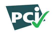 PCI compliance checkmark logo for secure payment systems