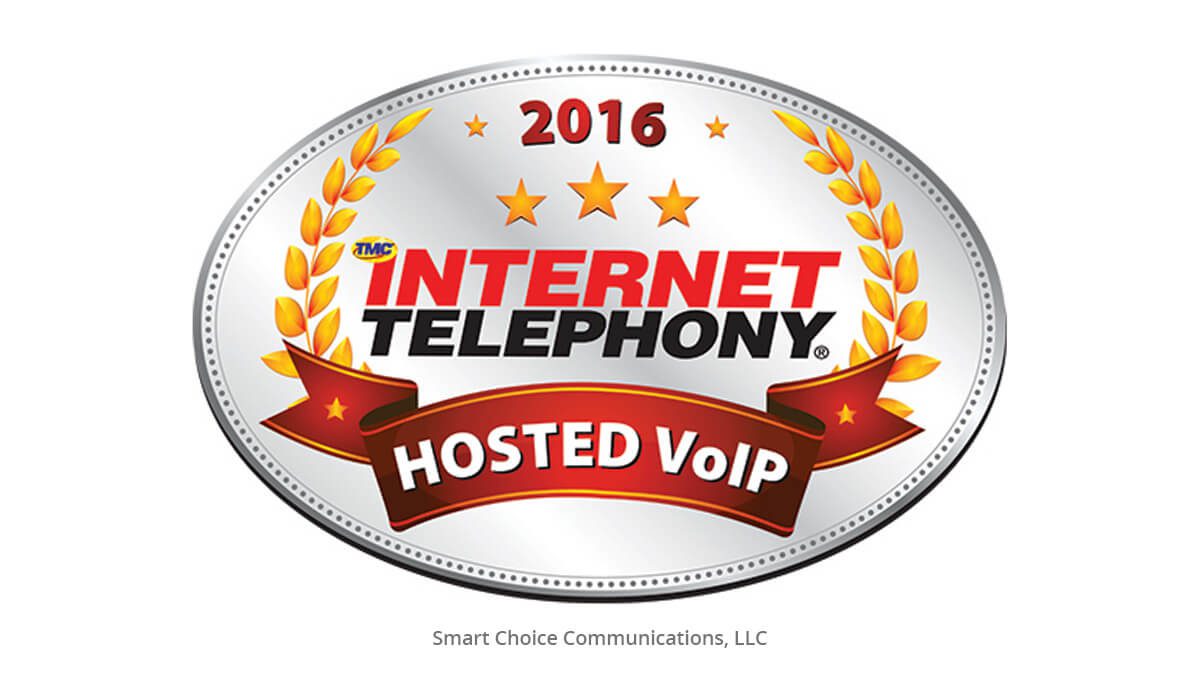 SmartChoice Earns 2016 INTERNET TELEPHONY Hosted VoIP Excellence Award