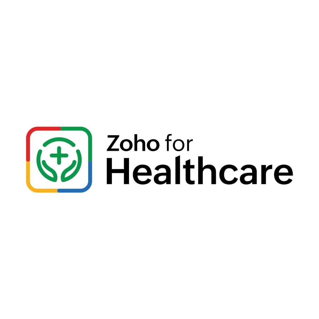 a logo for zoho healthcare