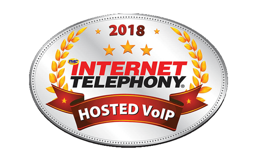 Hosted VoIP Award 2018 Internet Telephony Badge Design